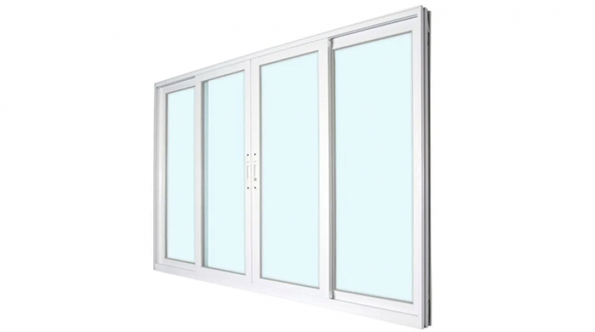Janela de Correr 1,00x1,50m Alum&iacute;nio Branco Grade Quadrada 